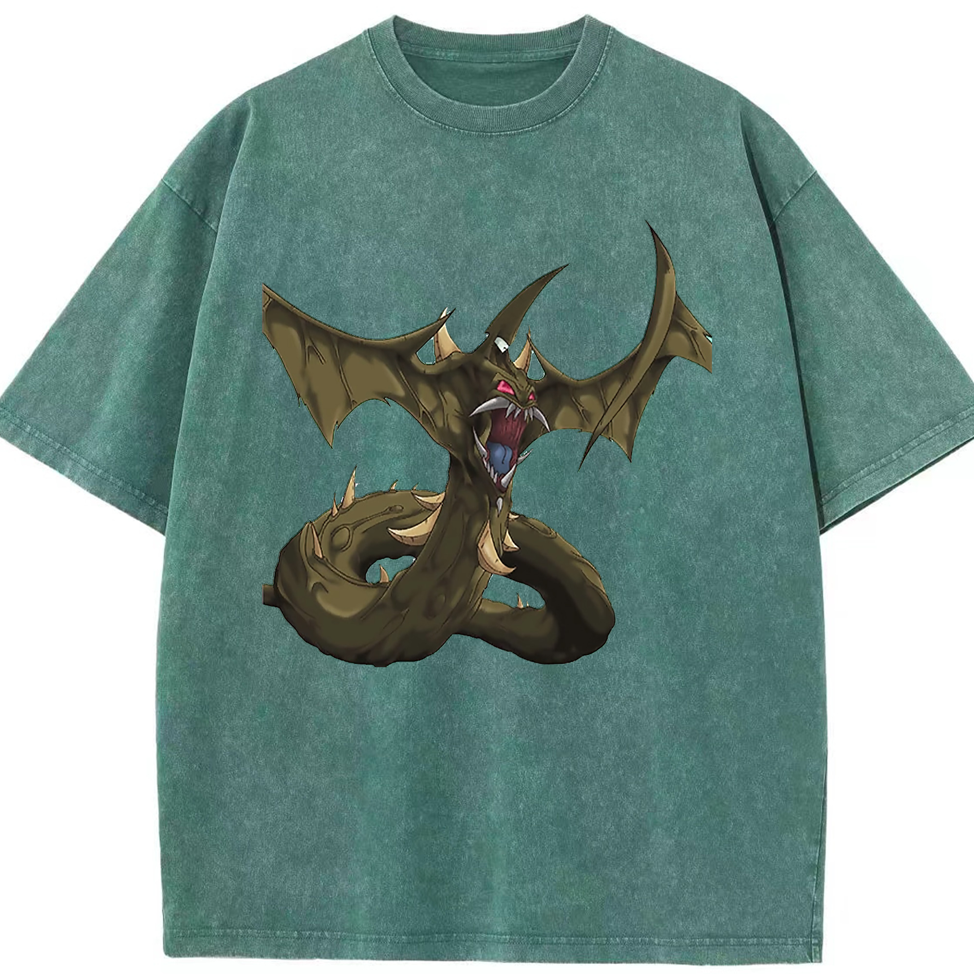 （画像用） 遊☆戯☆王 Yu-Gi-Oh! 綿100% ヴィンテージ風 半袖Tシャツ（フロントプリント）